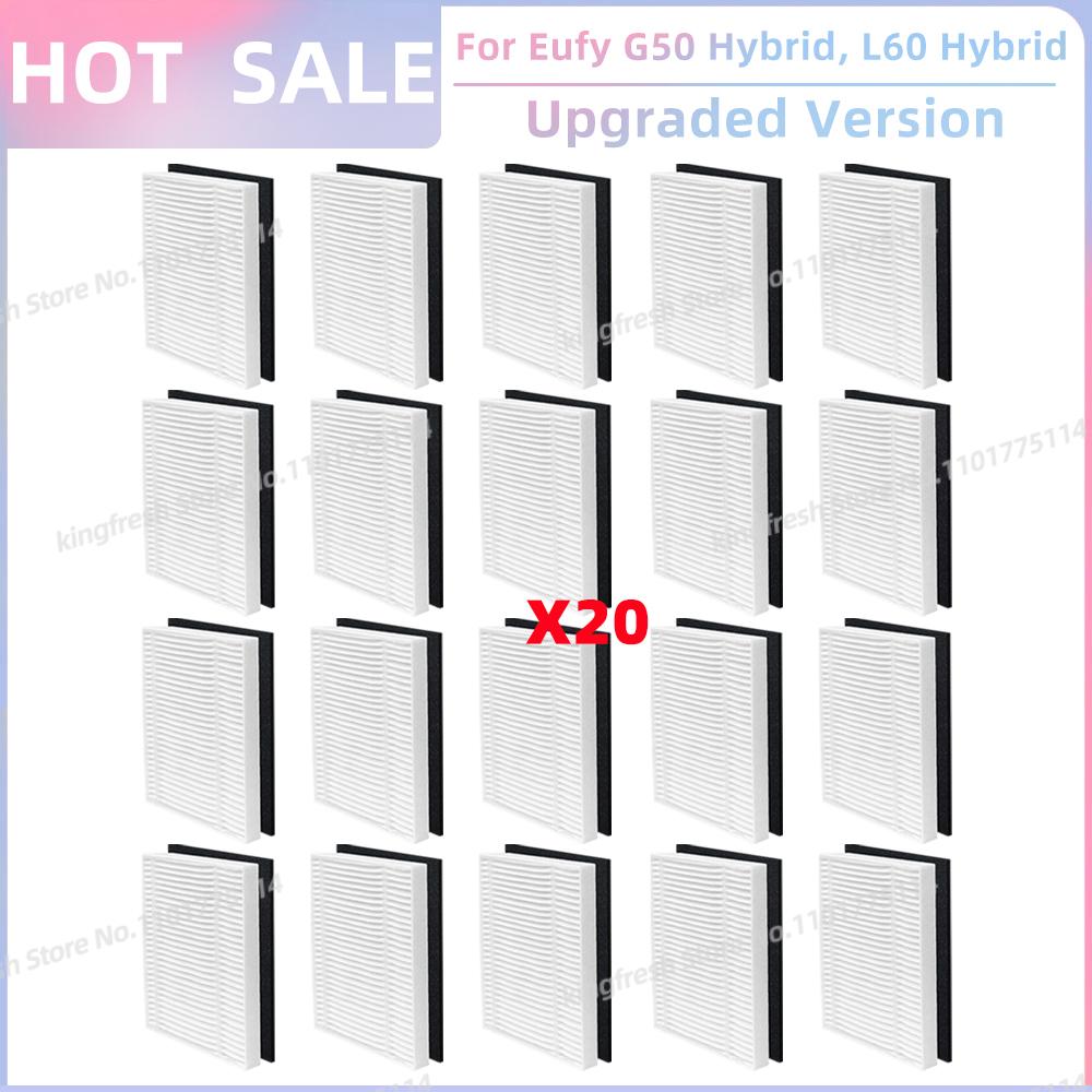 Fit For Eufy G50 Hybrid, L60 Hybrid / L60 Hybrid SES Vacuum Parts Roller Side Brush Hepa Filter Mop Cloth Dust Bag Accessories