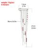 Exaggerated Red Beaded Tassel Brooch Necklace for Women Punk Silver Color Multi Layer Tassel Long Necklaces Jewelry Accessories