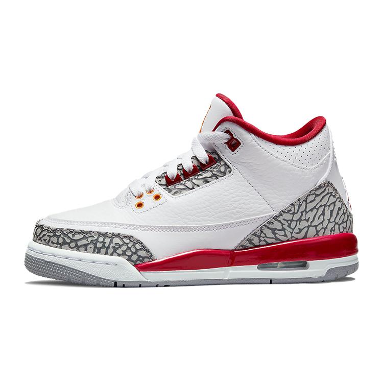 Jordan 3 Retro Cardinal GS 398614-126 35.5