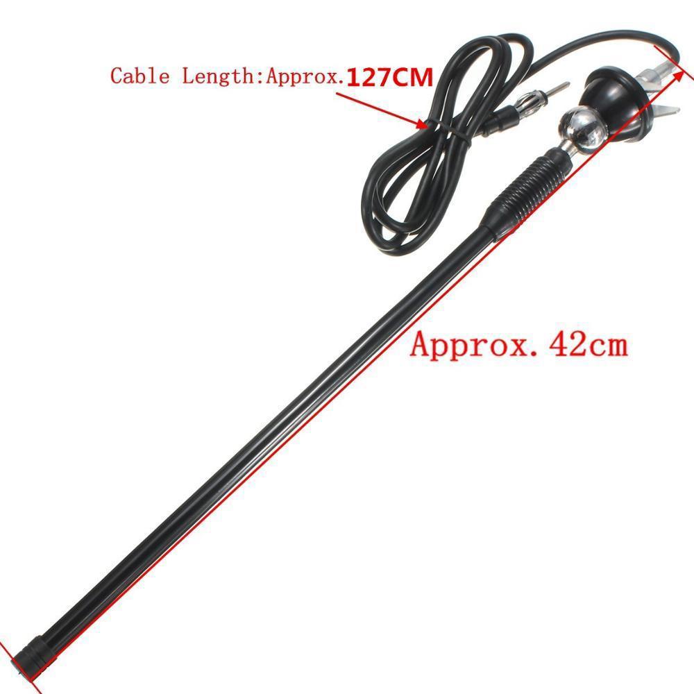 16/" Universal Mount Swivel Base Car Radio AM//FM Amplified Signal Aerial Antenna