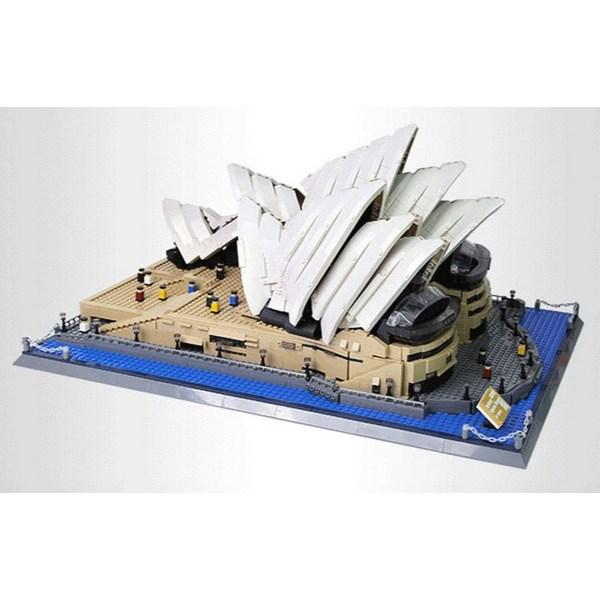 Wahrzeichen-Gebäude des Opernhauses von Sydney LEGO LEGO Block 8210, gemischte Farbe
