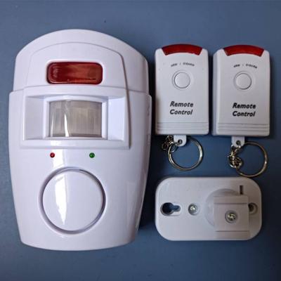 Battery Powered PIR Motion Detector Alarm with Remote Control Ideal for Home Security In Sheds Garages and Caravans