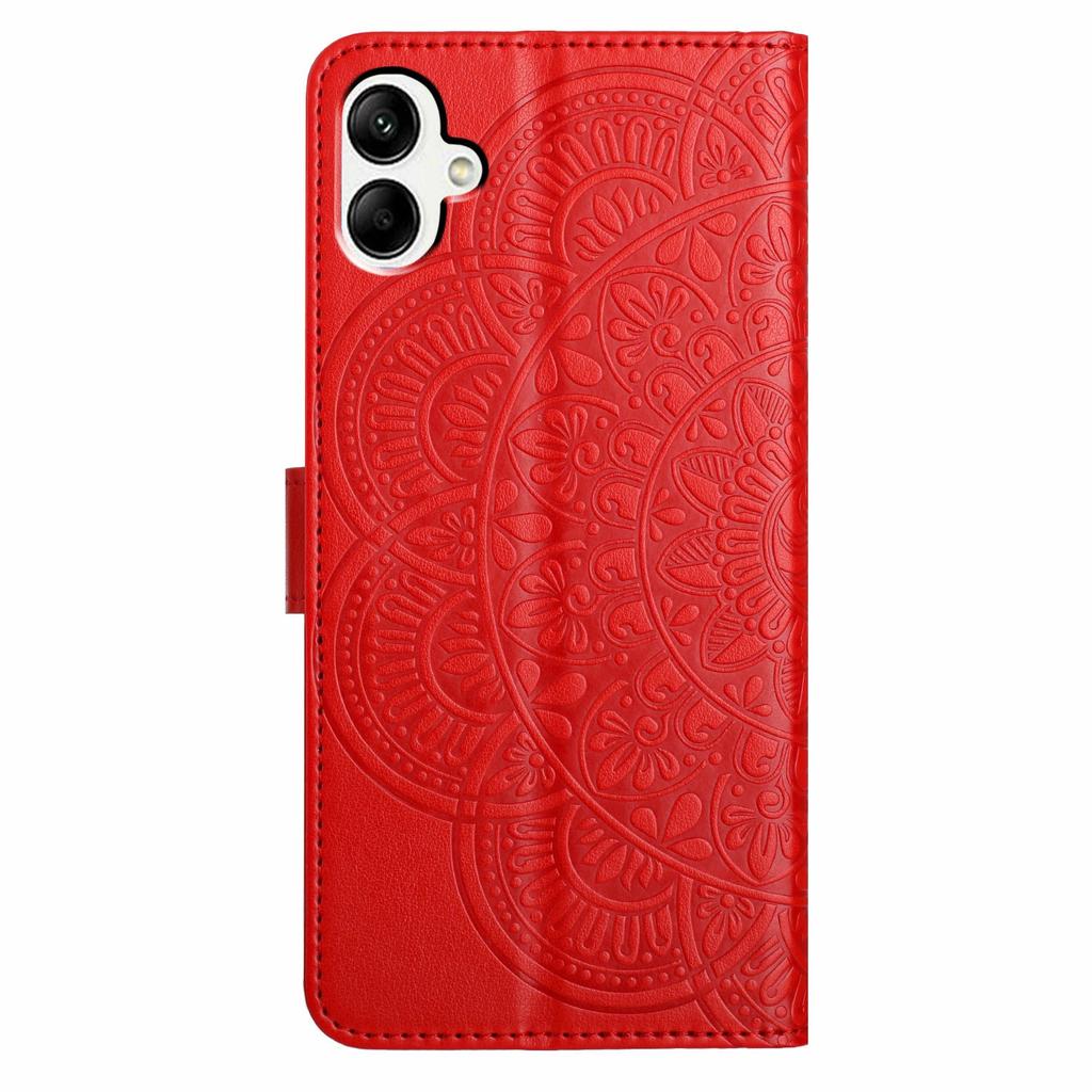 For Samsung Galaxy A07 Leather Case with Card Slots Mandala Pattern Phone Cover Stand