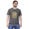 Hamsa T-Shirt Stone Washed Dark Grey Small