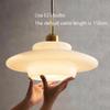 Glass Pendant Light Nordic Cream Suitable For Restaurant Restaurant Coffee Shop Bar Study Room Indoor Decoration Chandelier