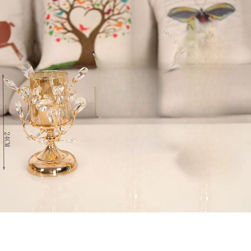 

Роскошные подсвечники ручной работы Домашний декор Отель Настольный Рождественский декор для подсвечников 1Pc