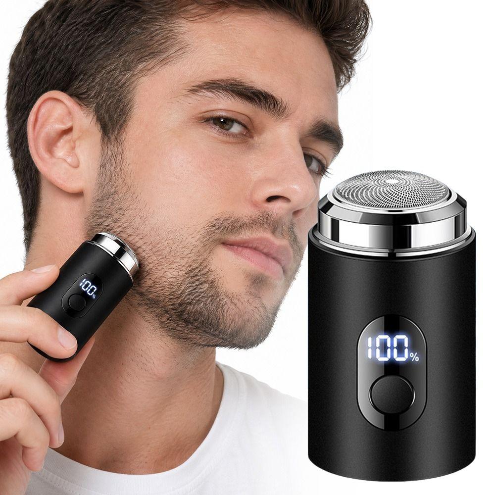 LED Digital Display Electric Shaver Type-c Charging Travel Shaver for Home Travel Car