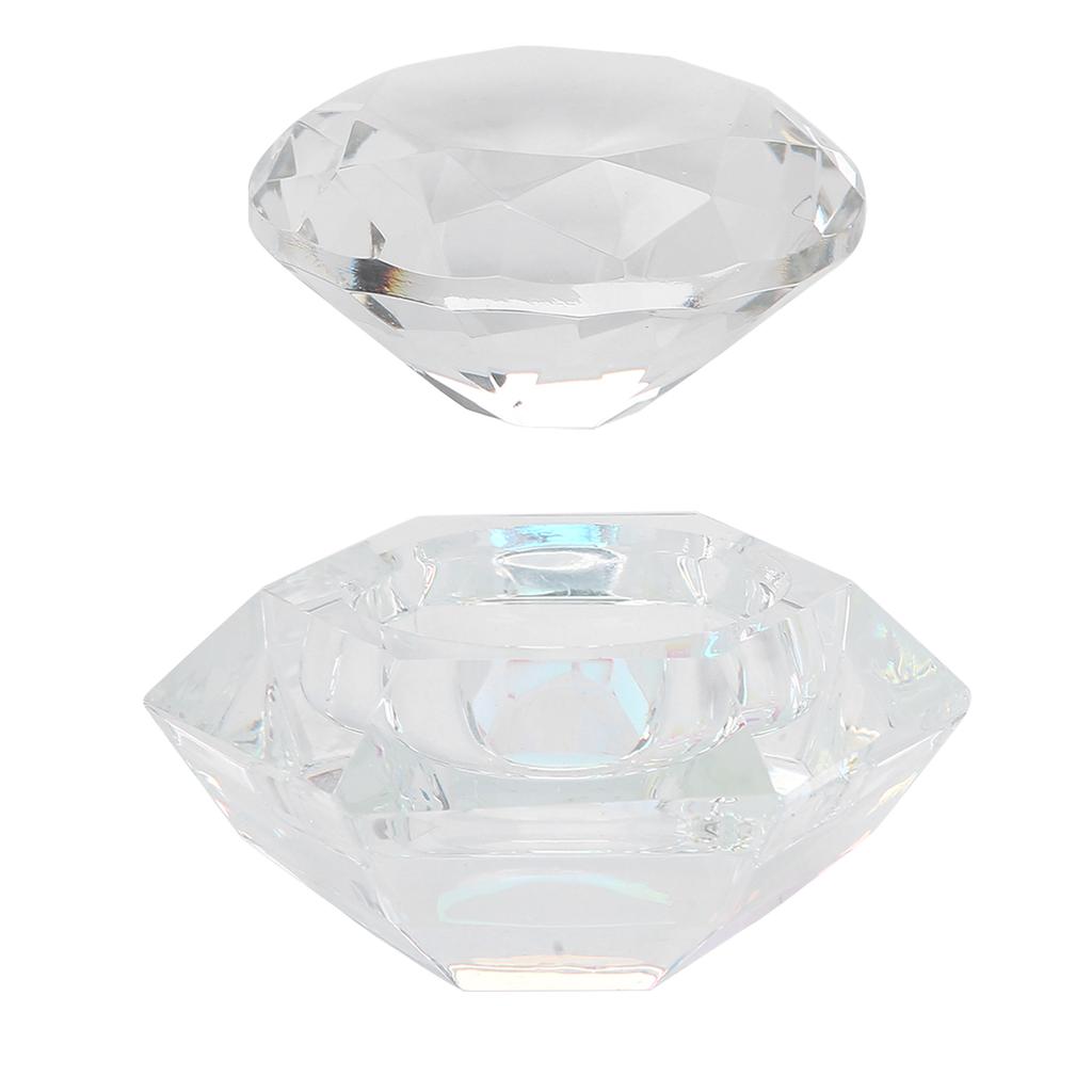 Nail Art Acrylic Liquid Powder Bowl Dish Portable Nail Liquid Cup Manicure Tool