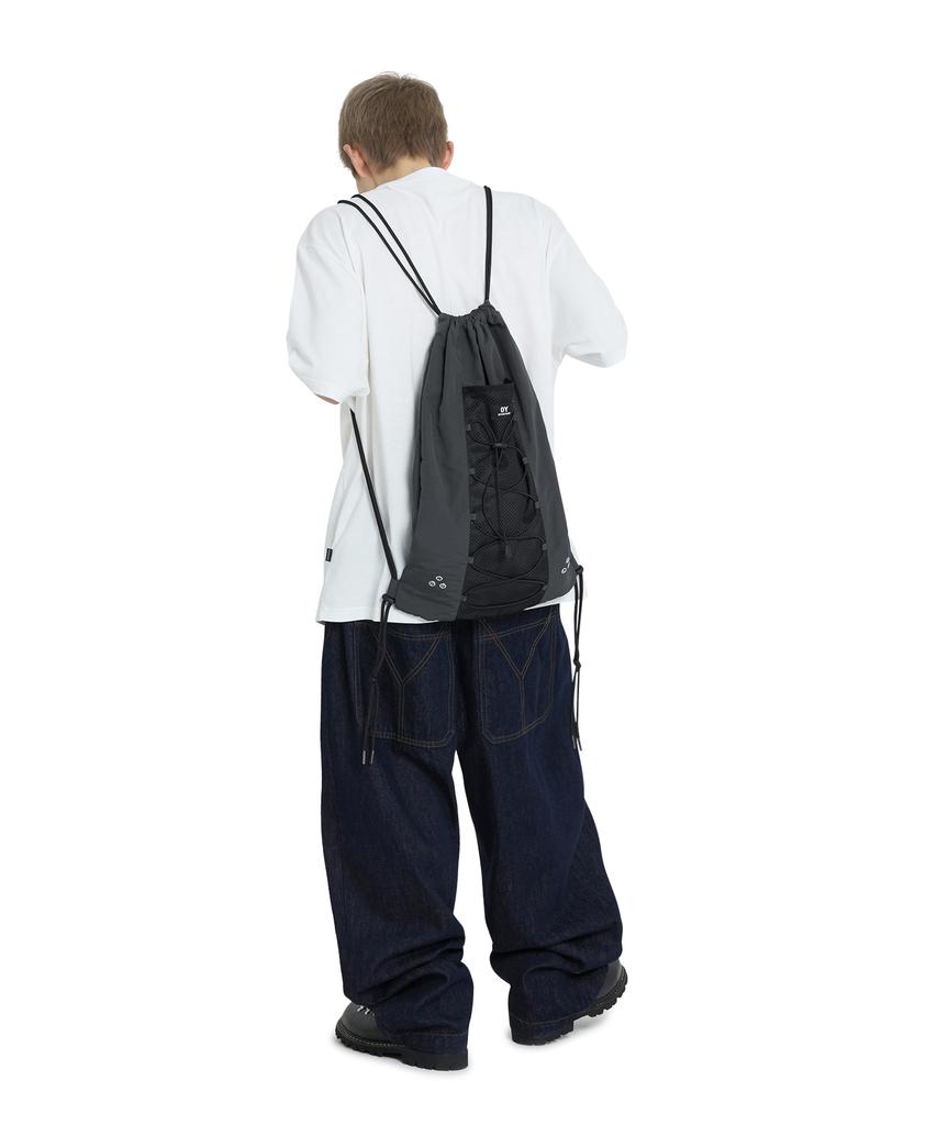 Openyard(Oy) Drawstring Gym Sack - Charcoal