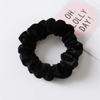 Vintage Rich Texture Ruffled Hair Circles Deep Autumn Colors Lustrous Scrunchies Strong Grip Decorative Ponytail Holders