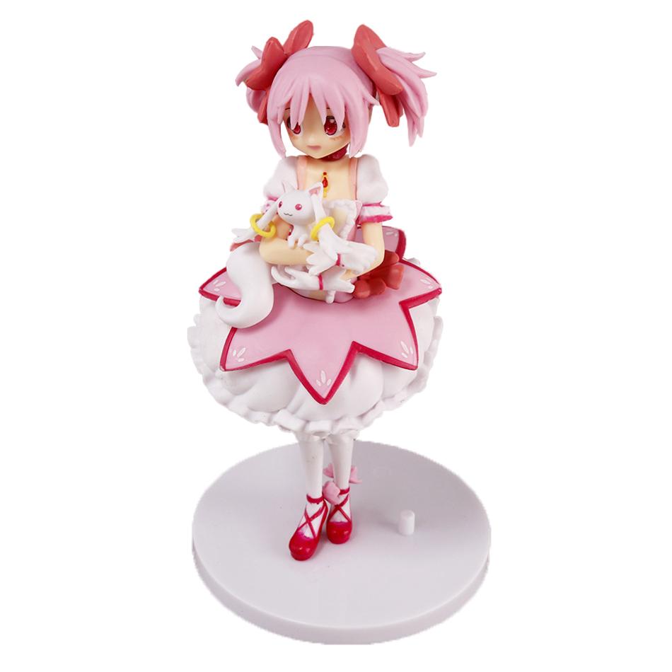 18cm Puella Magi Madoka Magica Aniem Figure Kaname Madoka Action Figure Magic Girl Model Decor Statue Dolls Toys Christmas Gift