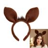 Plush Horse Ears Headbands With NonSlip Grip For Role Play And Halloween Activities