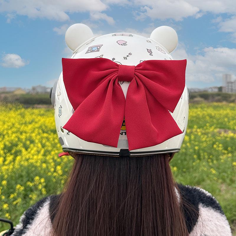 Electric Vehicle Cute Ears & Wings Universal Stickers for Helmet Decoration