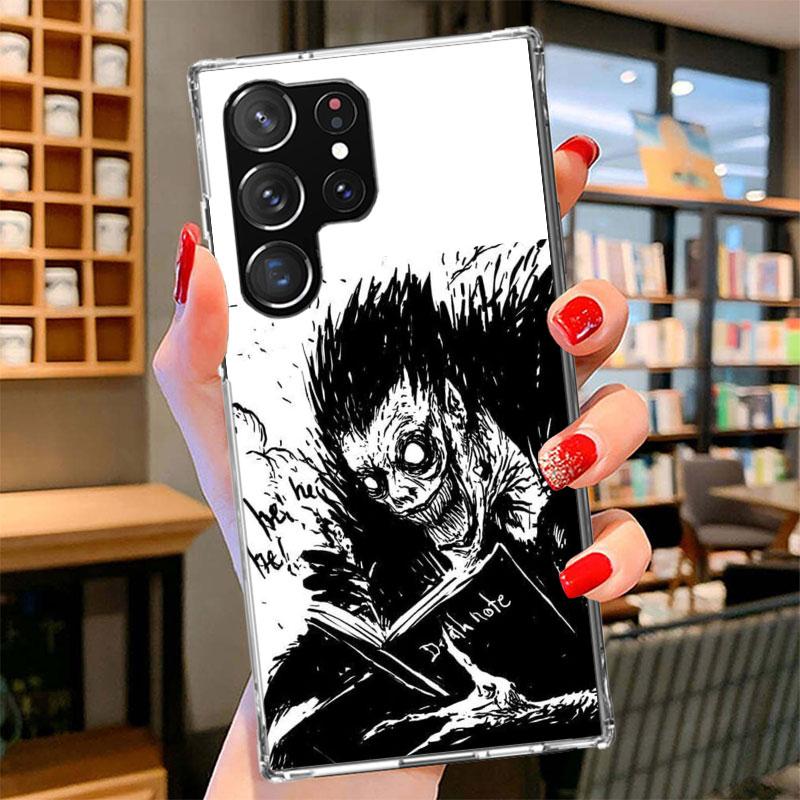 

N-Note D-Death Anime Ryuk Phone Case For Samsung Galaxy S26 S25 Edge S24 Ultra S23 S22 Plus S21 S20 FE Soft Fundas Shell Galaxy Samsung S26