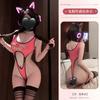 Sexy lingerie onesie e-sports girl sexy sweet girl pure lust temptation high elastic print high fork bikini three points