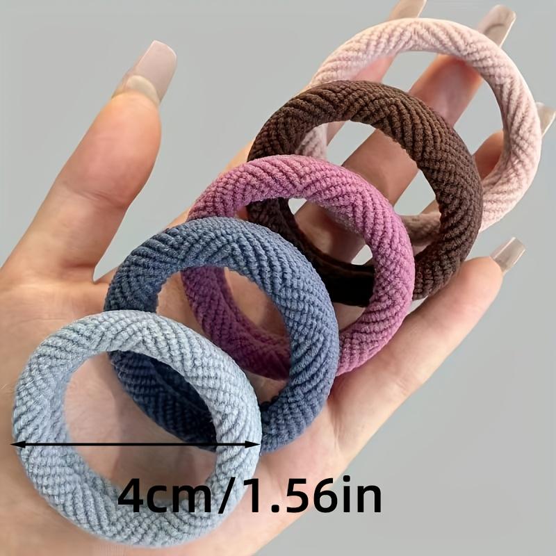Stylish Hair Tie, Bold Milk Coffee , High-Elasticity Headband, Thick Seamless Ponytail Elastic Band