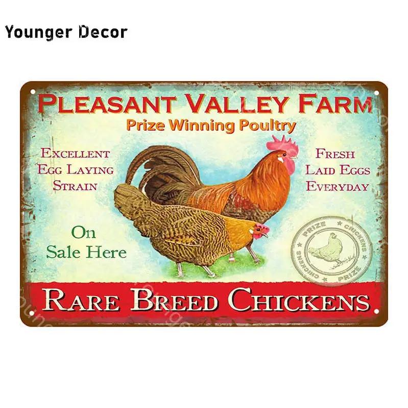 Family Butchers Tin Signs Beef Cuts Duck Eggs Wool Vintage Metal Plaque Farmhouse Farm Shop Wall Decor Cow Pig Poster YI-120