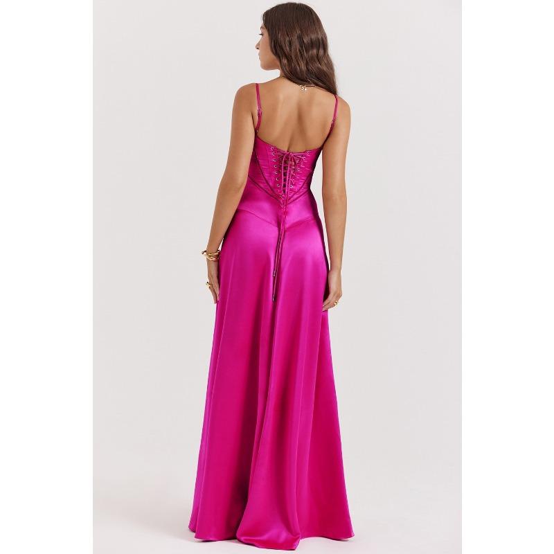 Female slim backless long skirt dress for women long evening dress