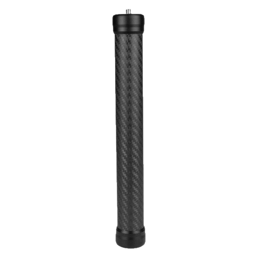 Ergonomic Carbon Fiber Camera Rod 10.04Inch 1/4 Screw Mount Fit for Stabilizers Accessories Lightweight Photography Tool