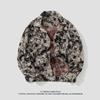Autumn American Retro Embroidered Jacquard Jacket Men's Loose and Versatile Jacket