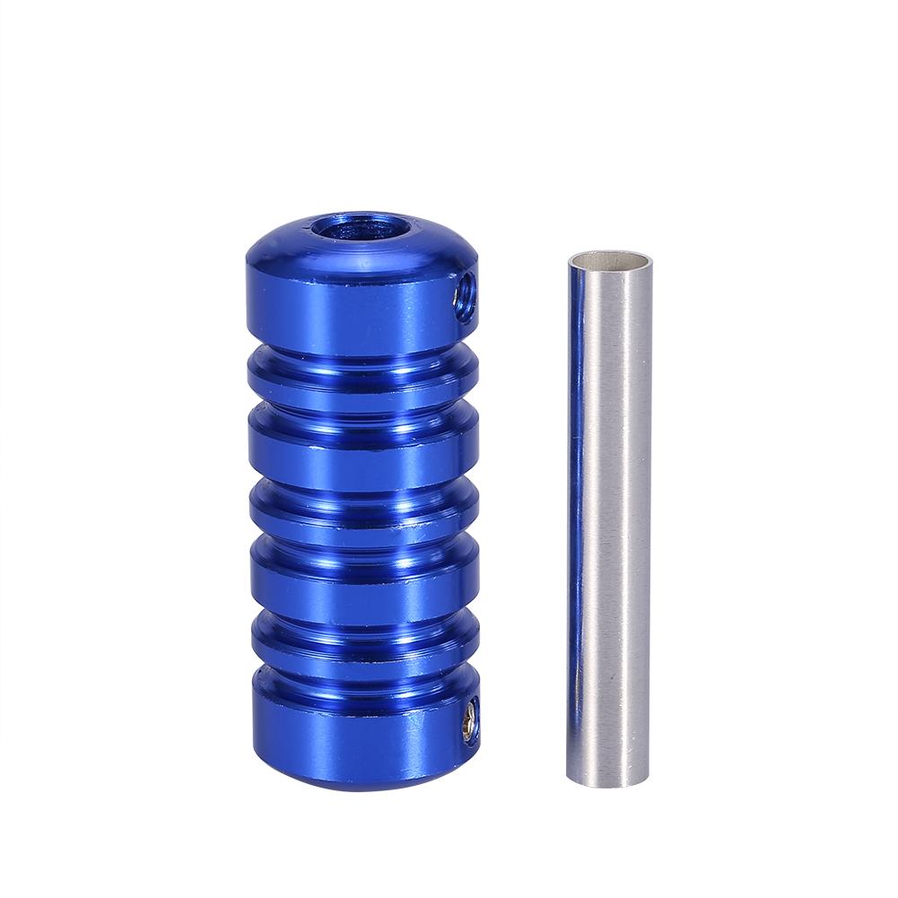 

Tattoo Machine Part Handle Tube Tip Grip Body Art Accessory With Stem Blue