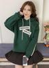 Autumn & Winter Women's Ulzzang Velvet Hoodie: Warm, Loose Harajuku Style Pullover with Hood