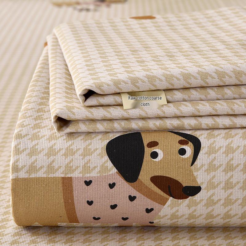 Ancient Art Floral Bed Sheet & Duvet Cover Set - Single/Double, All-Season, Student Dormitory