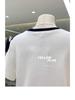 Women's Slimming Elephant Embroidery Round Neck Short-Sleeve T-Shirt - 100% Cotton, Youthful Design
