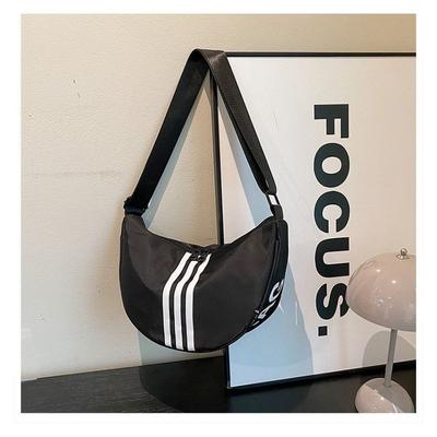 Summer Waterproof Nylon Cloth Bag Women's New Casual Messenger Dumpling Bag Versatile Shoulder Bag