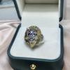 Titanium Steel Ring Divided Into Retro Animal Men'S Ring Ring Casting Domineering Gold Lion Head Copper