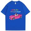 Get In Loser Were Going Insane Funny Tshirt Animal Raccoon Possum Meme Short Sleeve Unisex Unisex Tshirts Fashion Cotton T Shirt