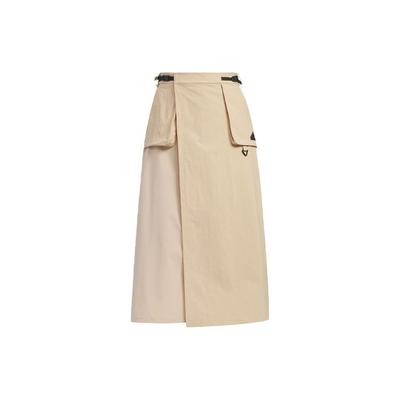 City Escape Cargo Skirt With Split Logo Women Skirt Magic-Light-Brown JE8586