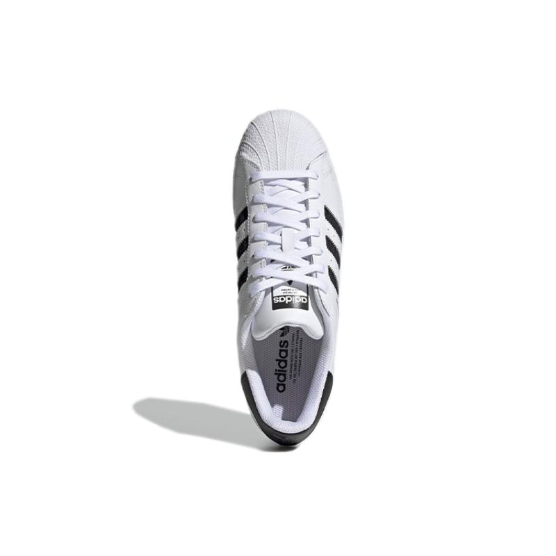 Adidas Superstar 'Logo Stripes Weiß Schwarz' Sneaker H68101