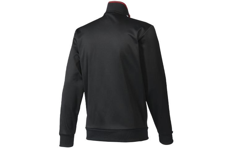 Adidas Manchester United Jackets Men's Black Stand Collar Moderate Other AZ3666