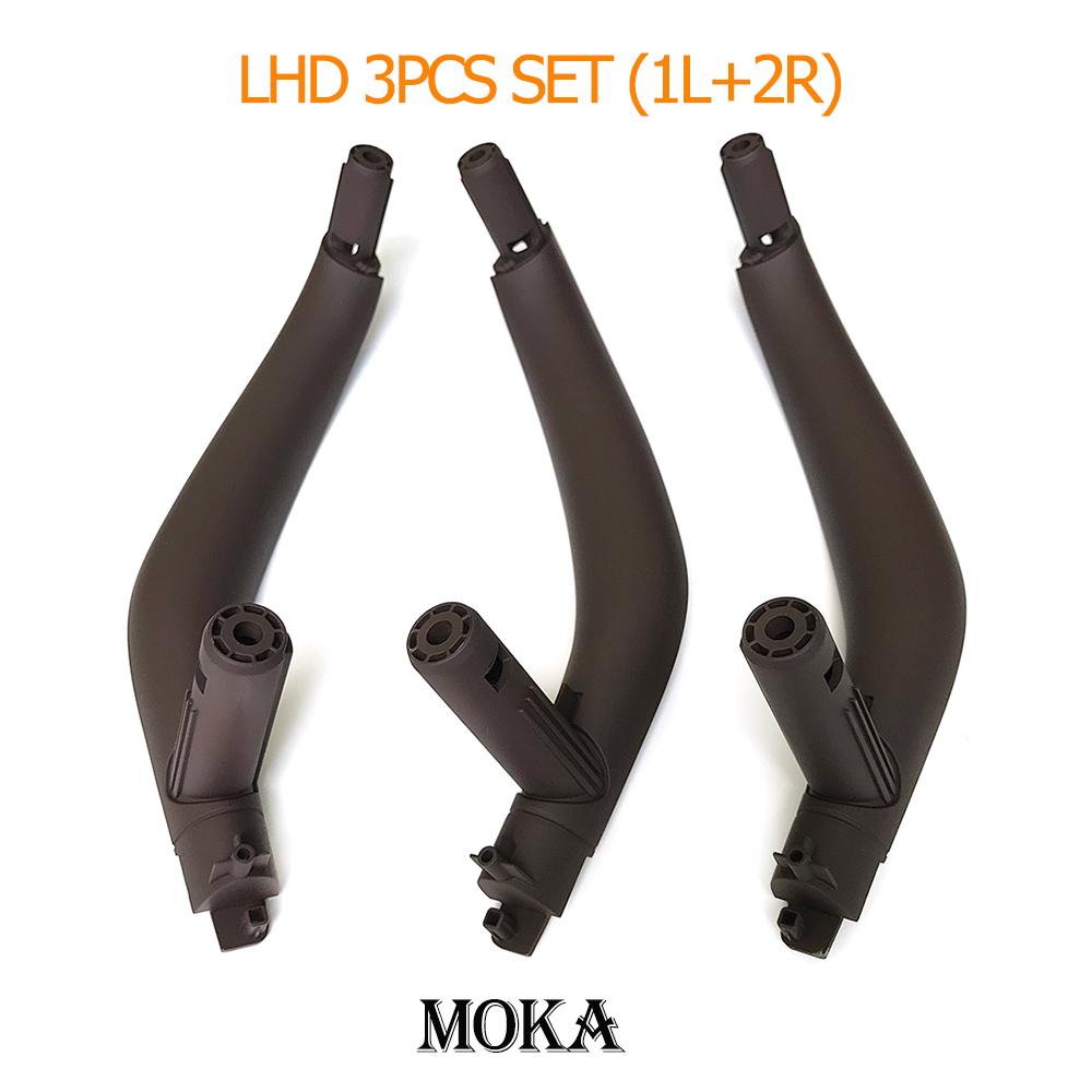 LHD RHD 3PCS Set Inteior Passenger Door Handle Cover Trim Replacement Parts For BMW X5 X6 F15 F16 2014 2015 2016 2017 2018
