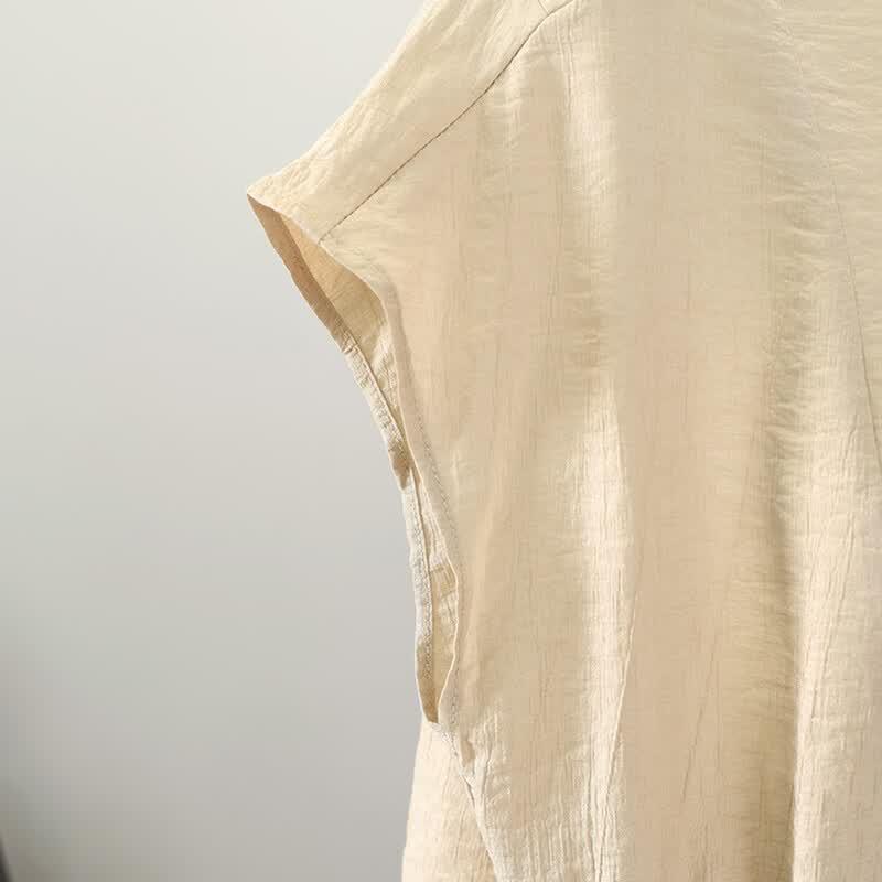 Yuzhaolin Summer Embroidered Loose Polyester Two-Piece Set for Women