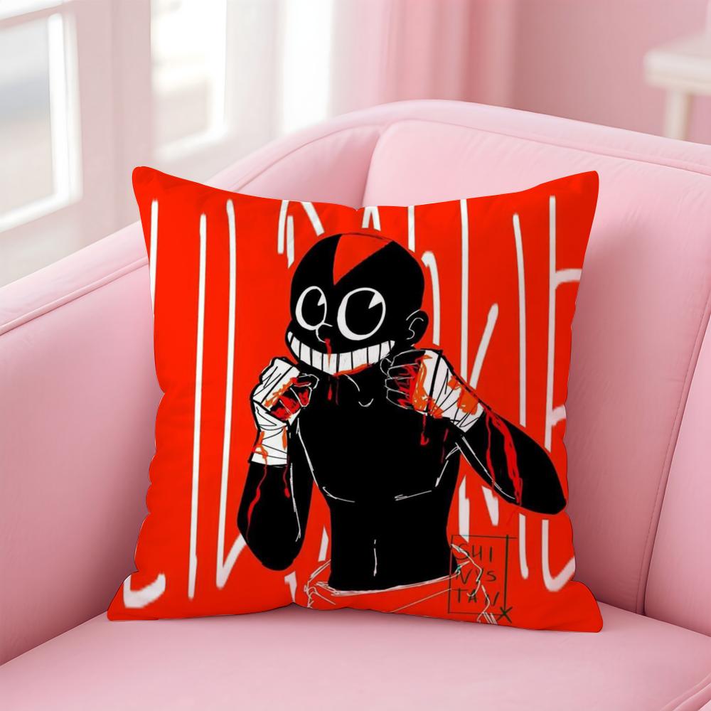 Rapper Lil D-Darkie Cushion Cover Comfortable Reversible Pillow Cover Ideal for Car Sofa Bedroom & Beyond 12x12Inch
