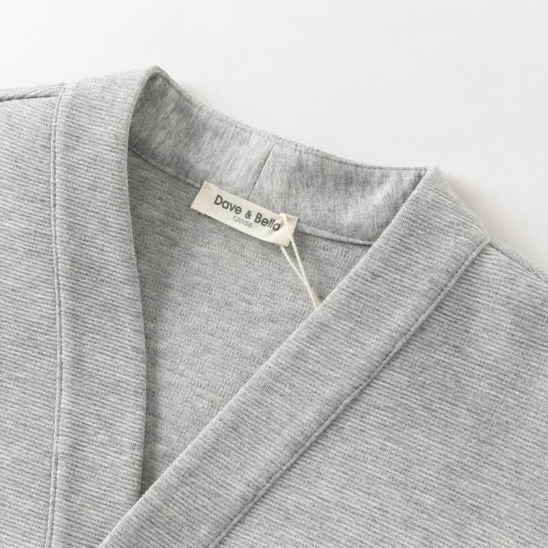 Dave & Bella Jungen College-Stil V-Ausschnitt Baseballjacke