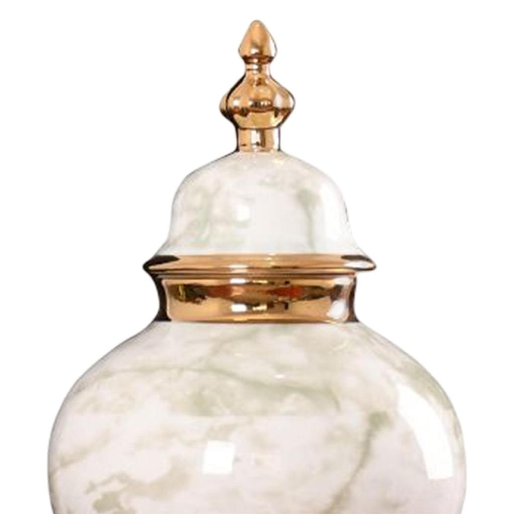 Ceramic Flower Vase Ornament ,Floral Arrangement ,Storage Jar ,Traditional Porcelain Storage for