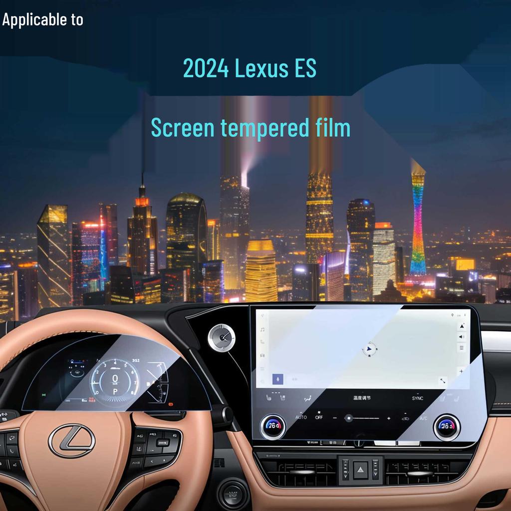 Lexus ES200/ES300h 24-25 Screen Protector & Console Sticker Interior Decoration.