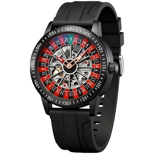 Men`s Roulette Automatic Mechanical Watch, Rotary