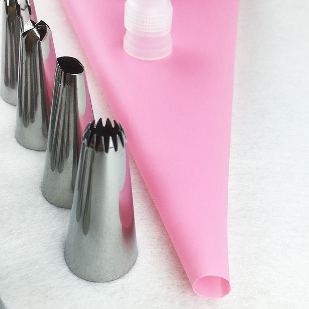 Buy 12PCS/Set Tools Cake Mould Silicone Ice Cream Coupler Piping Tips