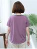 2025 Damen Sommer Baumwollbluse: Altersreduzierendes, locker sitzendes, kurzärmeliges T-Shirt für Damen