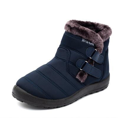 Women Sneakers Winter Fur Plush Ladies Flats Non -Slip Zapatos De Mujer Casual Female Size 43 Women Shoes Winter Boots