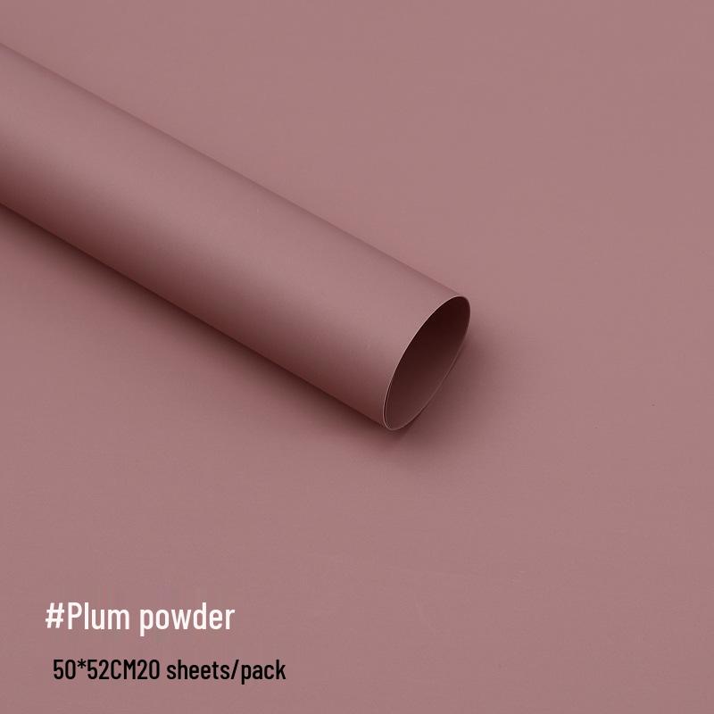 Extra Thick 8.5 Silk HD Morning Mist Matte Waterproof Florist Paper for Fresh Flower Wrapping