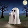 Cute Ghost Statuet Creative Ghost Ornament Halloween Scene Party Home Decoration