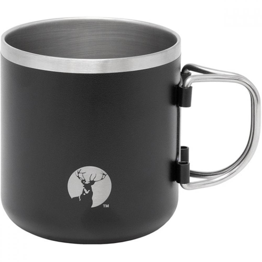 

Кружка с откидной ручкой Captain Stag 500, черная Ue 3598