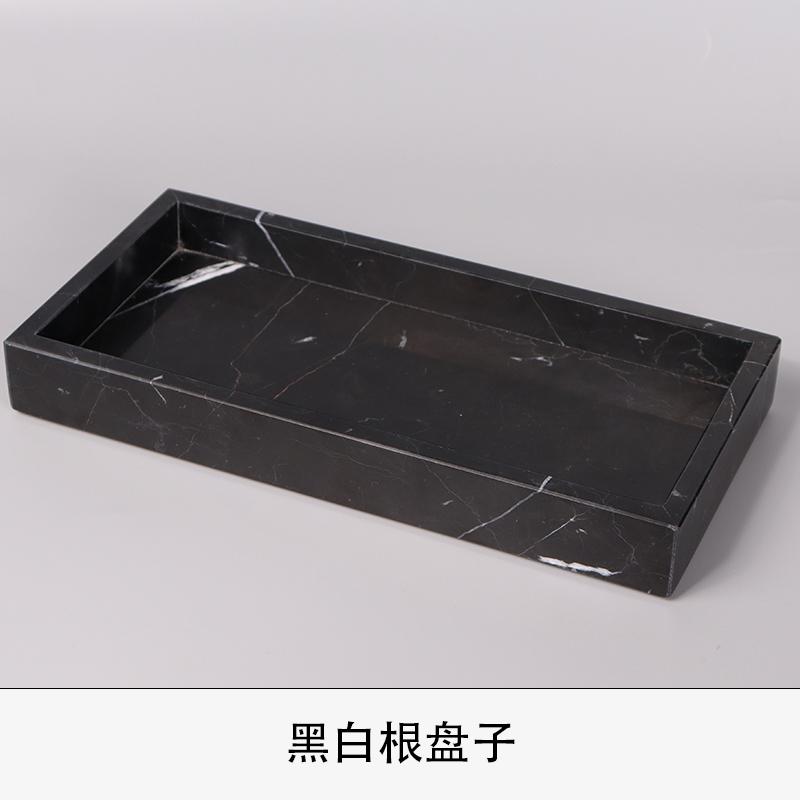 Marble Bathroom Supplies Home Bathroom 3 Piece Set Hand Sanitizer Bottle Round Lotion Bottle Storage Tray Aromatherapy Bottle