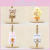 Charming Plush Animal Keychain Adorable Dog Cute Bunny Chick And Bear Doll