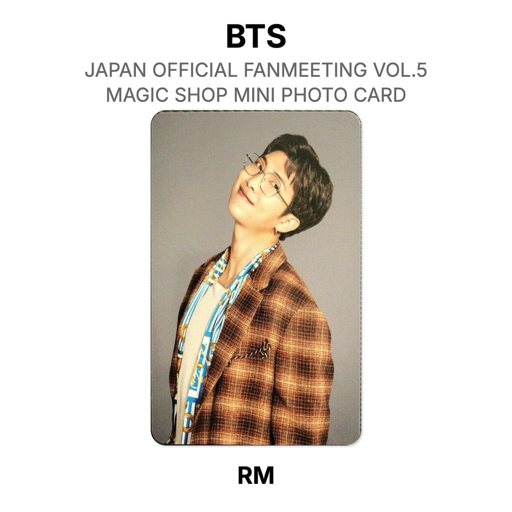 BTS JAPAN OFFIZIELLES FANMEETING VOL.5 MAGIC SHOP MINI-FOTOKARTE Offizielle Fotokarte